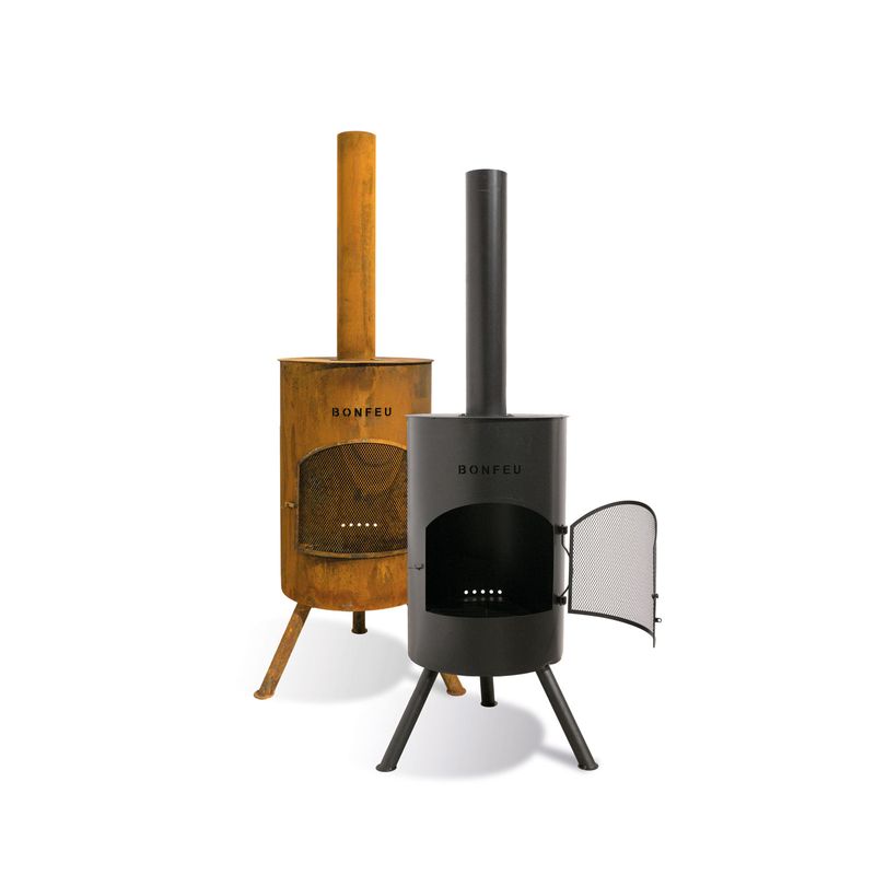 BonFeu, BonTon 40, Outdoor Fireplace, Rust