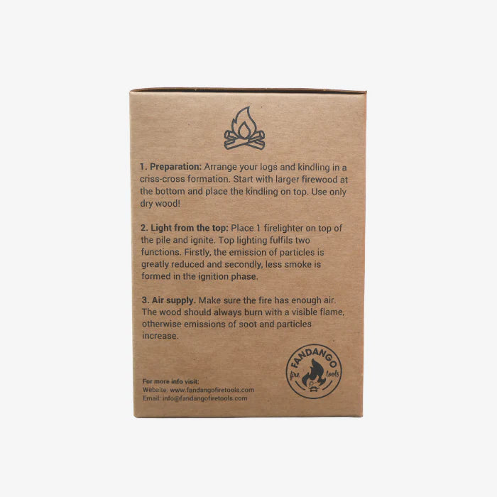 Kindling Cracker Natural Firelighters 4-Pack – Eco-Friendly Fire Starters