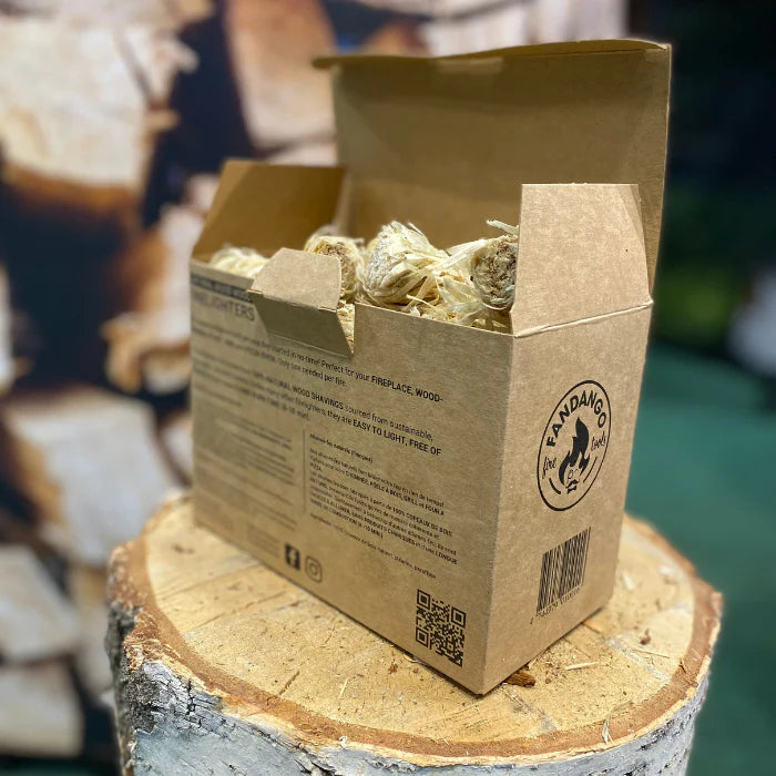 Kindling Cracker Natural Firelighters 4-Pack – Eco-Friendly Fire Starters