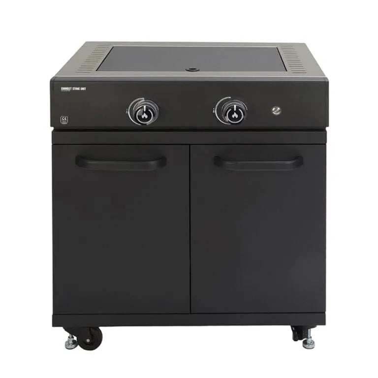 GRLLR Connect Modular Outdoor Kitchen – 5-Burner BBQ, Stove, Kamado, Sink, Fridge & Cooling Unit