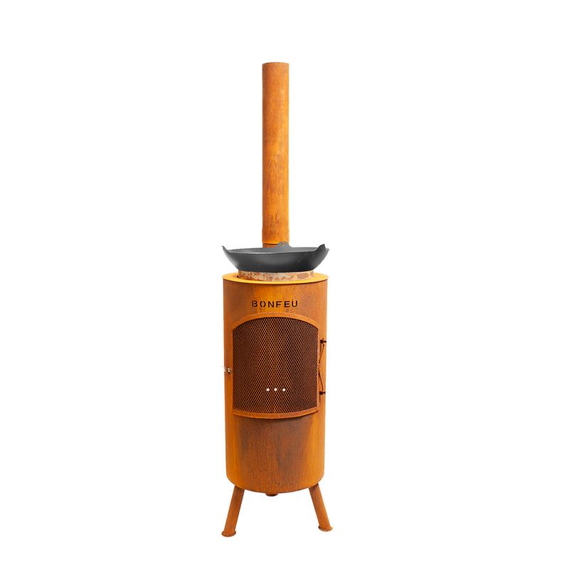 BonFeu, BonTino, Outdoor Fireplace, Rust