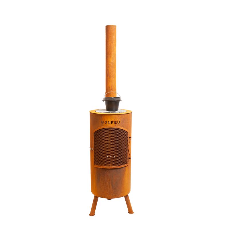 BonFeu, BonTino, Outdoor Fireplace, Rust
