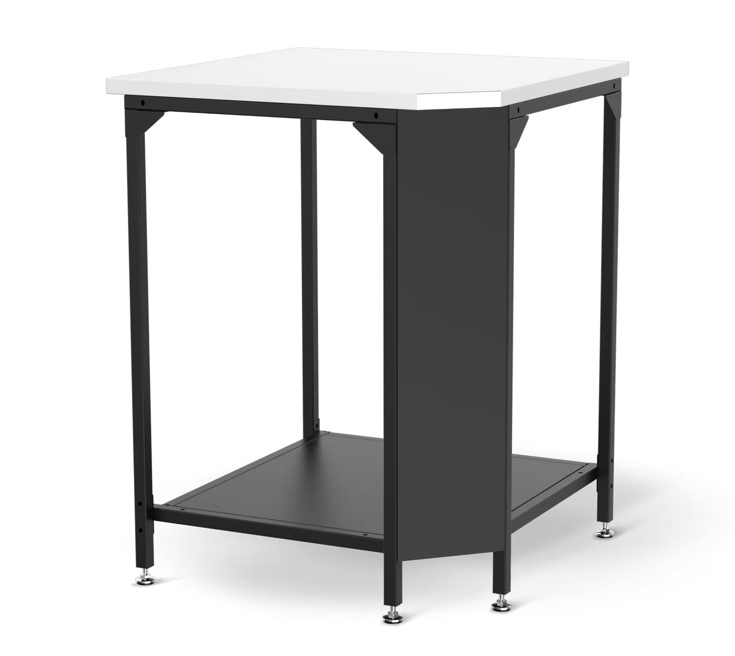 Cozze Corner Table – Modular Outdoor Kitchen Connector with Steel Top