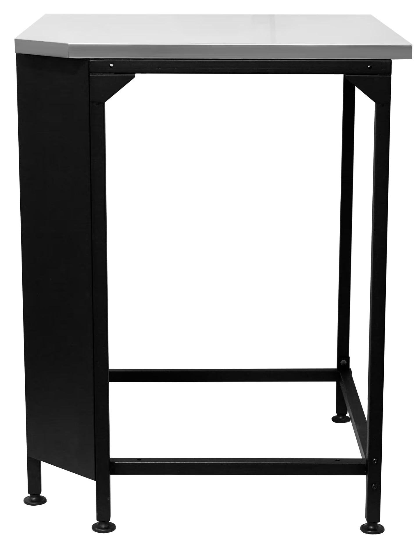 Cozze Corner Table – Modular Outdoor Kitchen Connector with Steel Top