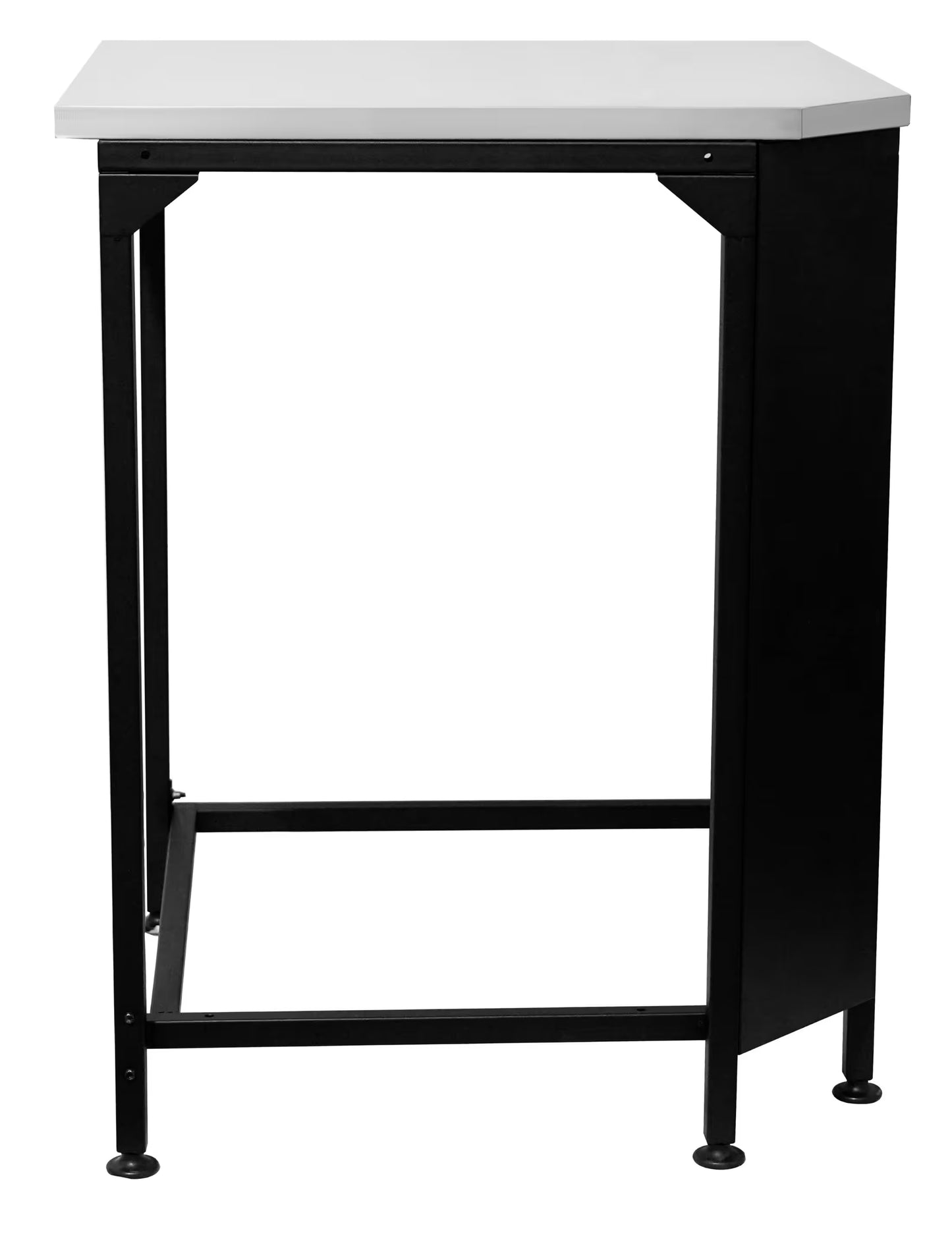 Cozze Corner Table – Modular Outdoor Kitchen Connector with Steel Top