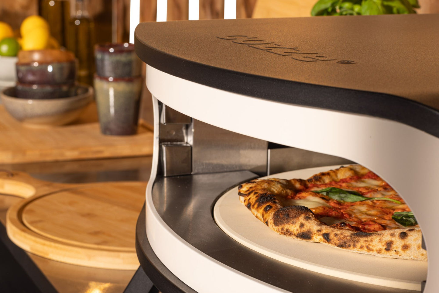 Cozze 17" Gas Pizza Oven with Rotating Stone – Outdoor Pizza Pro