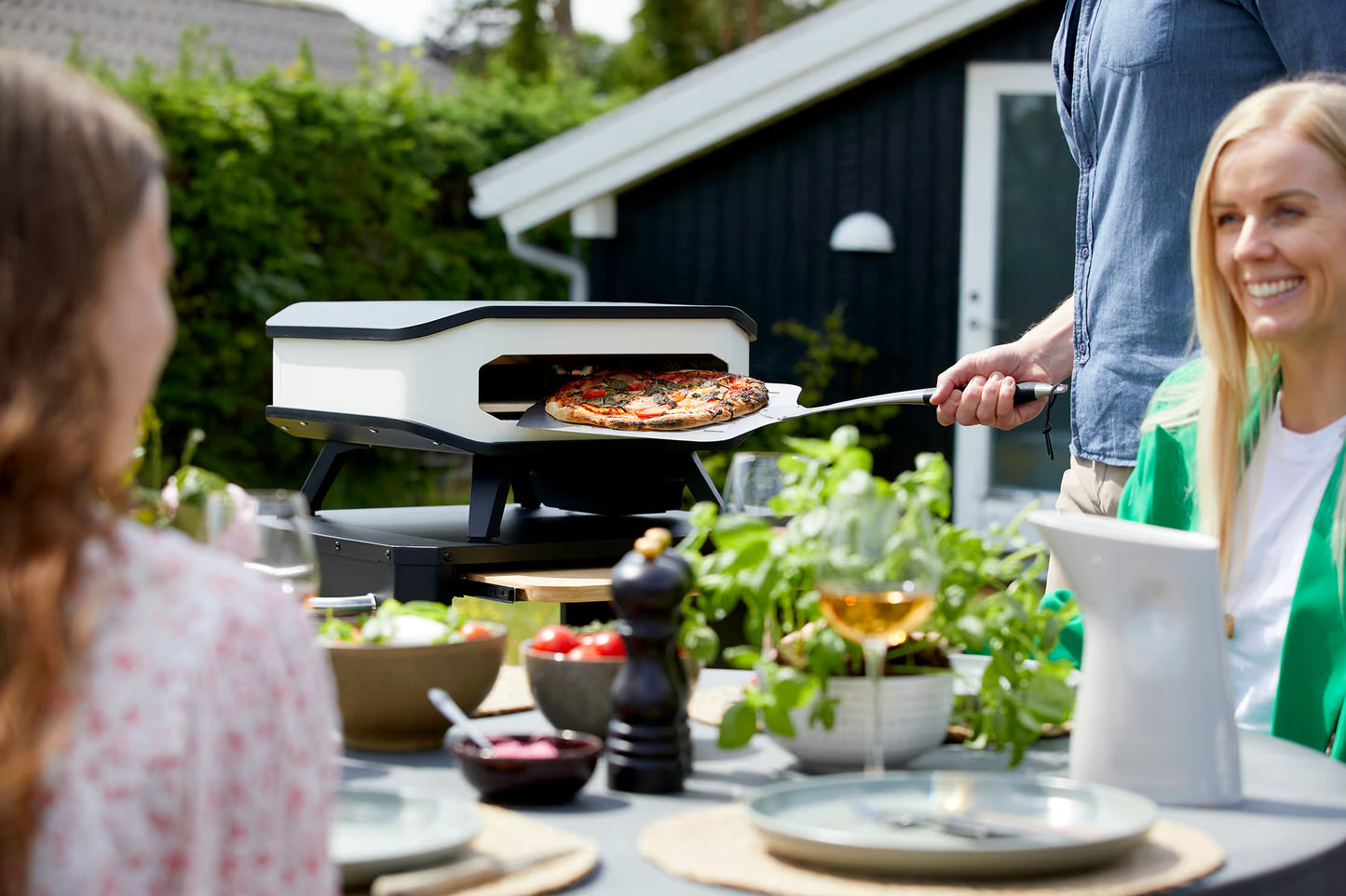 Cozze 13" Electric Pizza Oven – Compact Outdoor Stone-Baked Pizza