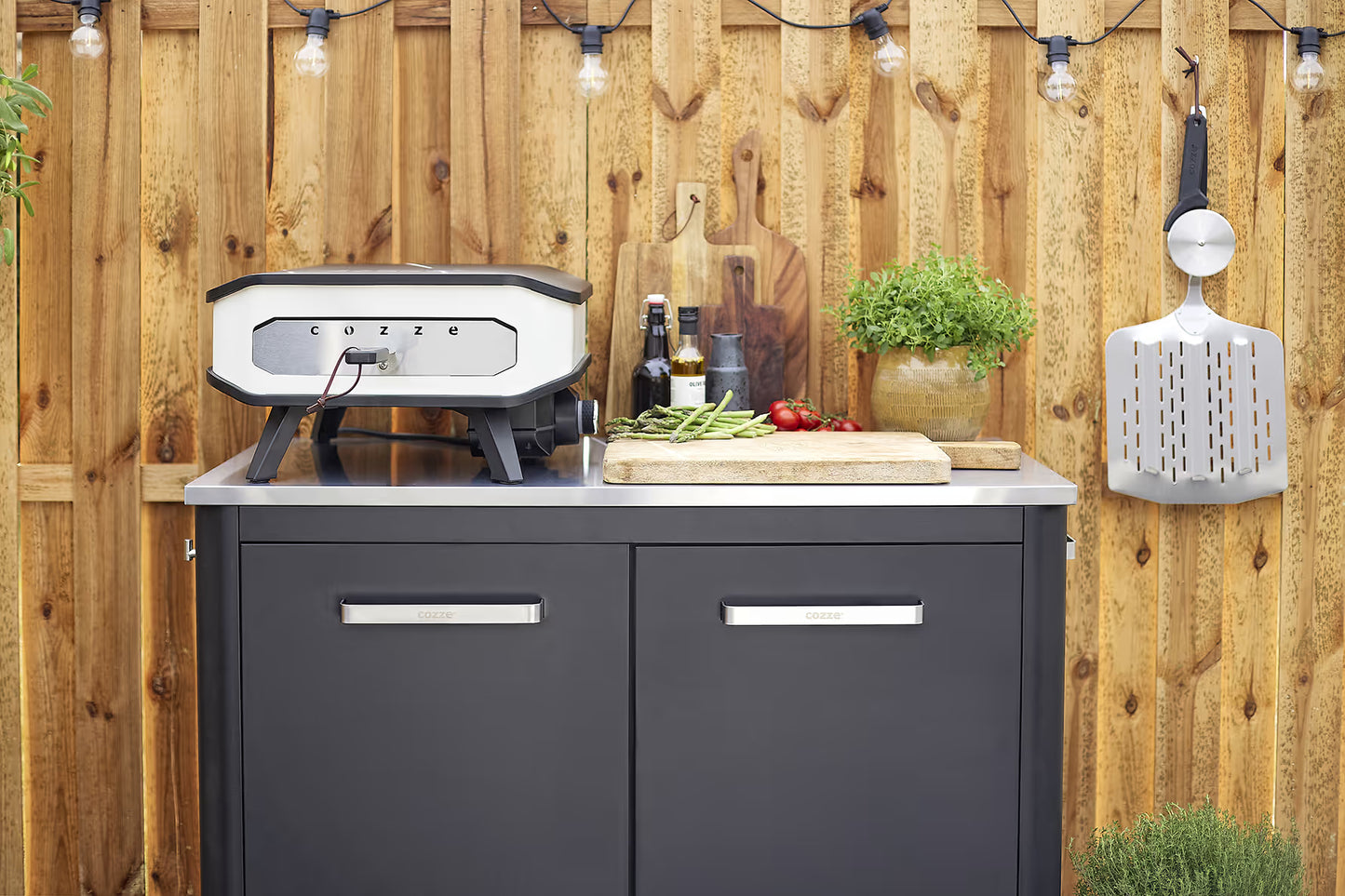 Cozze 13" Electric Pizza Oven – Compact Outdoor Stone-Baked Pizza