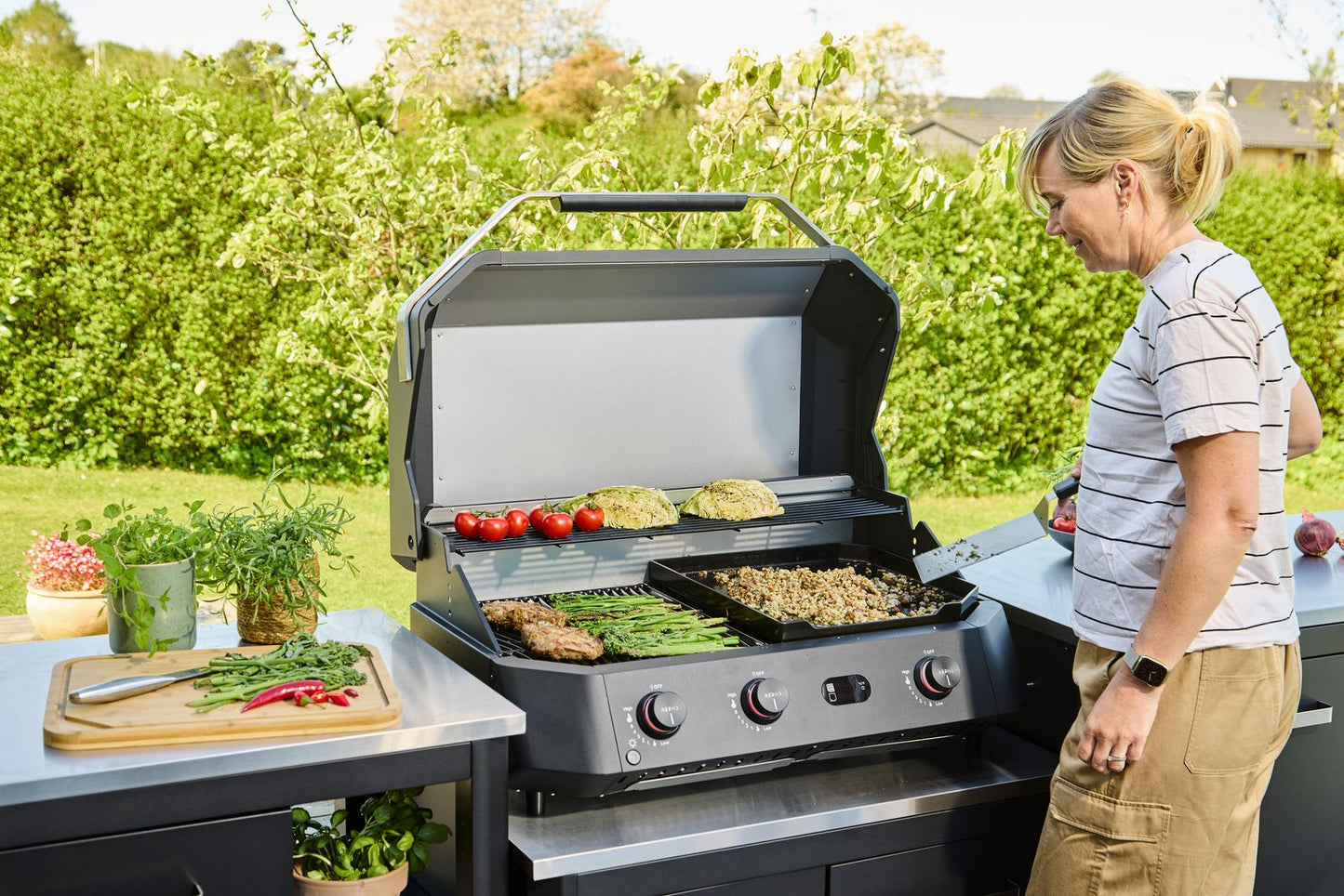 Cozze G-800 Combo Grill & Plancha – Dual Surface Outdoor BBQ