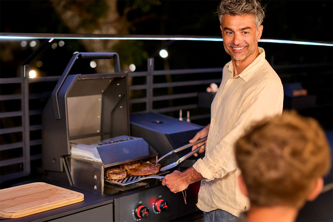Cozze® Quattro 900 Gas Grill 4 in 1 Cooking Station 90 cm