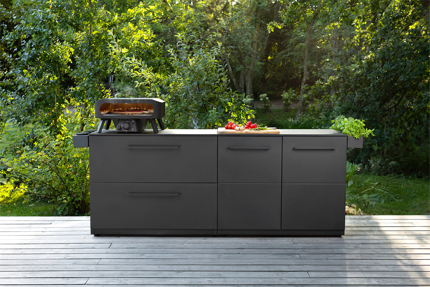 Cozze® Elements Outdoor Kitchen with Doors 110 x 60 x 90 cm