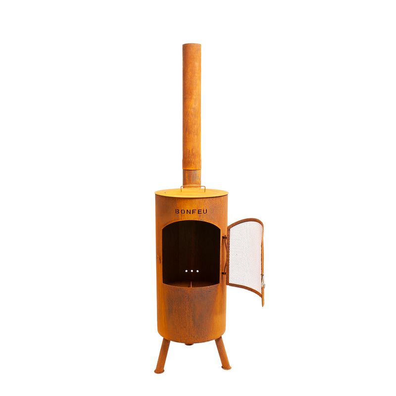 BonFeu, BonTino, Outdoor Fireplace, Rust