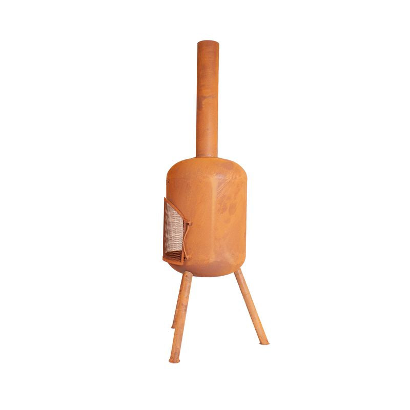 BonFeu, BonBono, Outdoor Fireplace and Grill, Rust