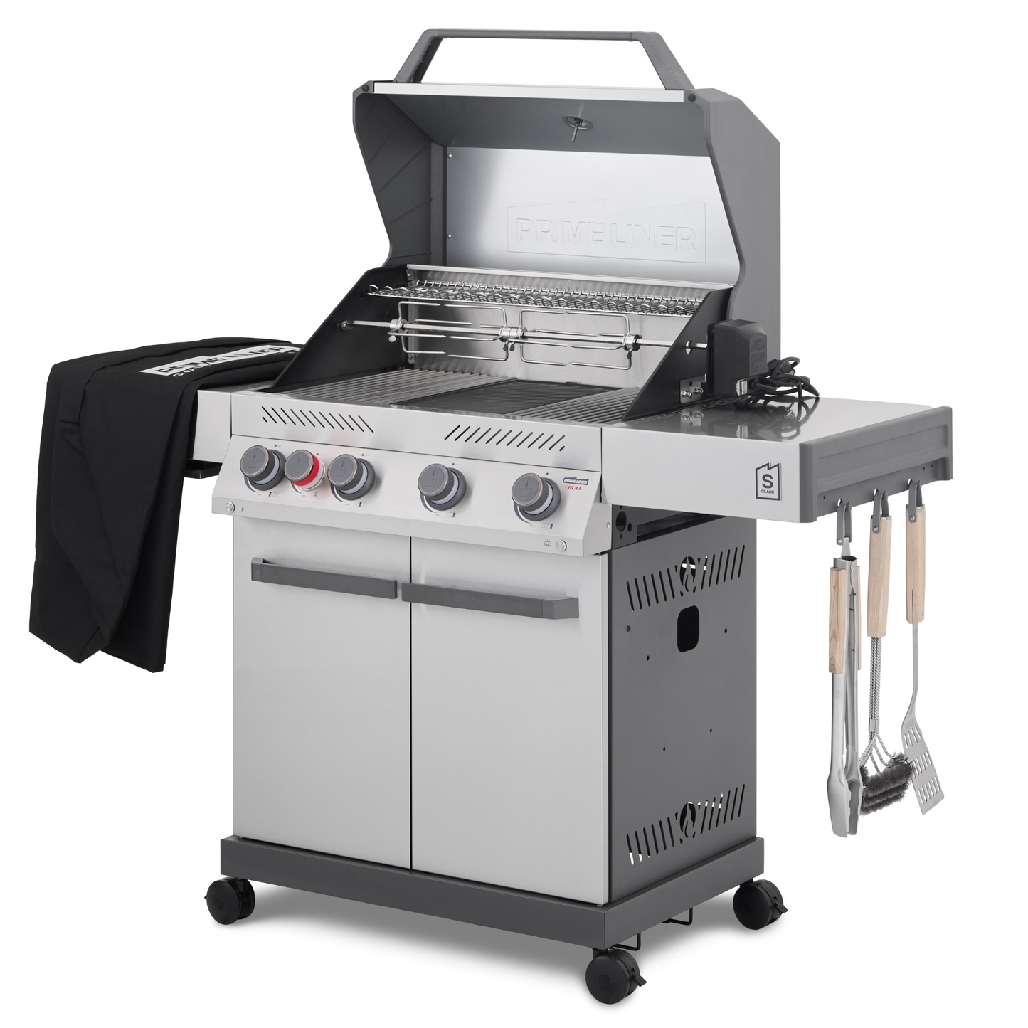 Primeliner By Bull S4 Gas Barbecue with Infrared Burner & Premium Cart
