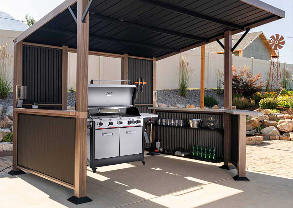 BBQ Shack – Outdoor Garden Shelter for Barbecues and Entertaining