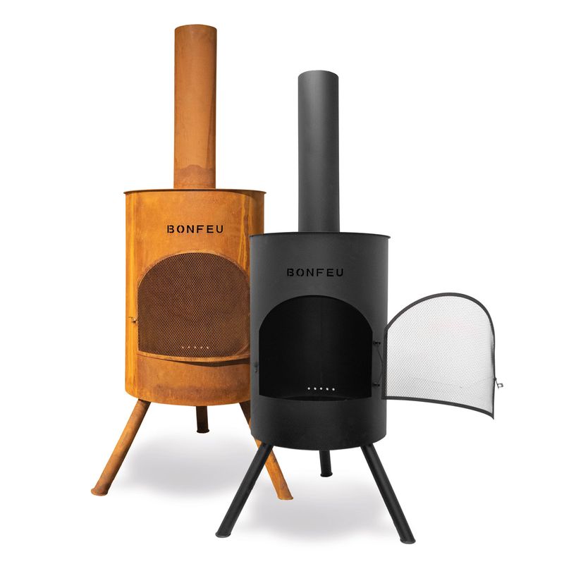BonFeu, BonTon 60, Outdoor Fireplace, Rust