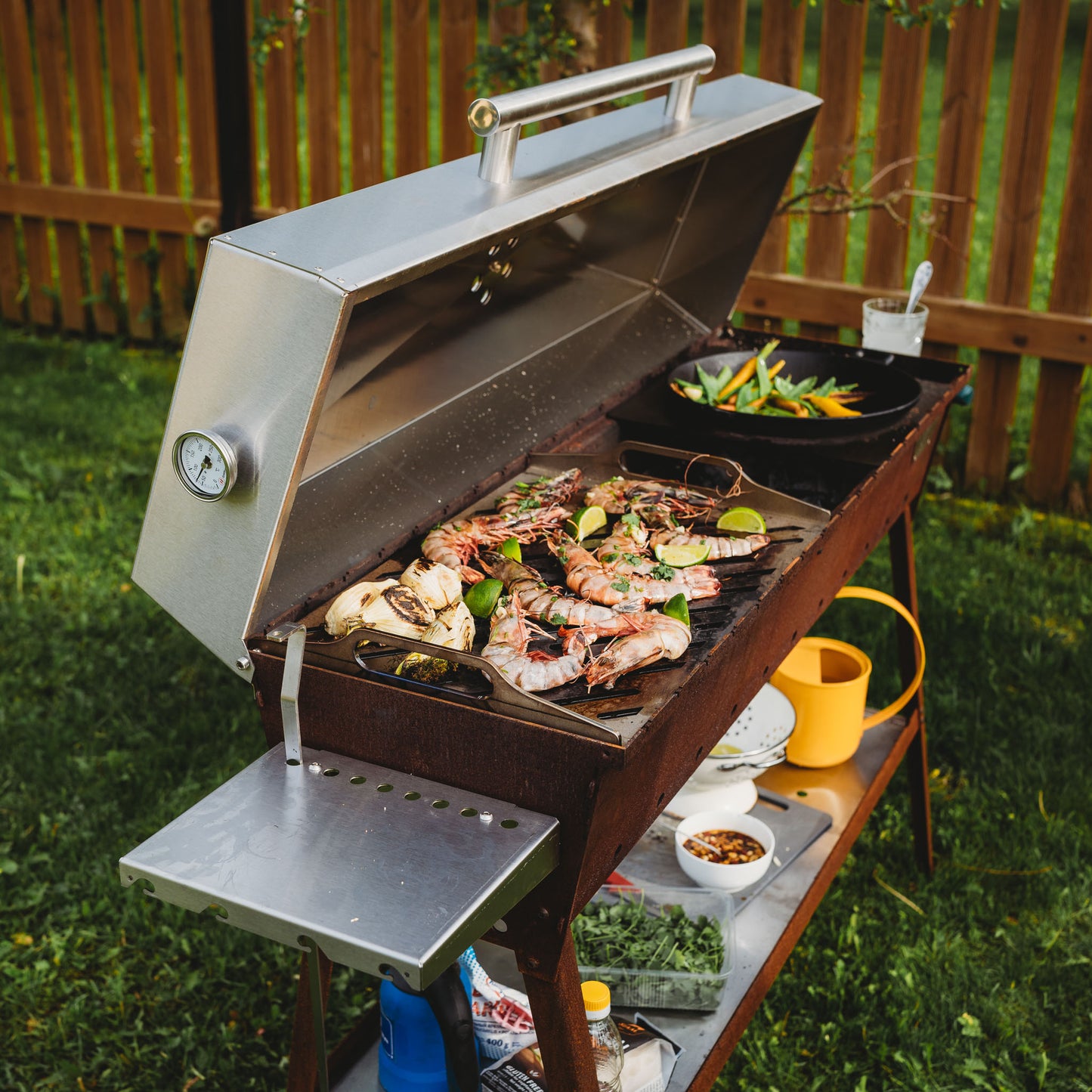 GrillSymbol Charcoal Grill Chef XL 160 cm