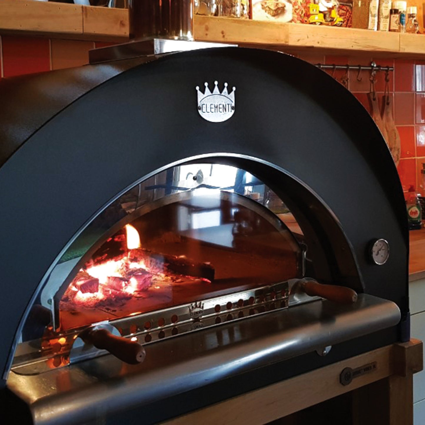 Clementi, Pulcinella, Wood Fired Pizza Oven, Copper