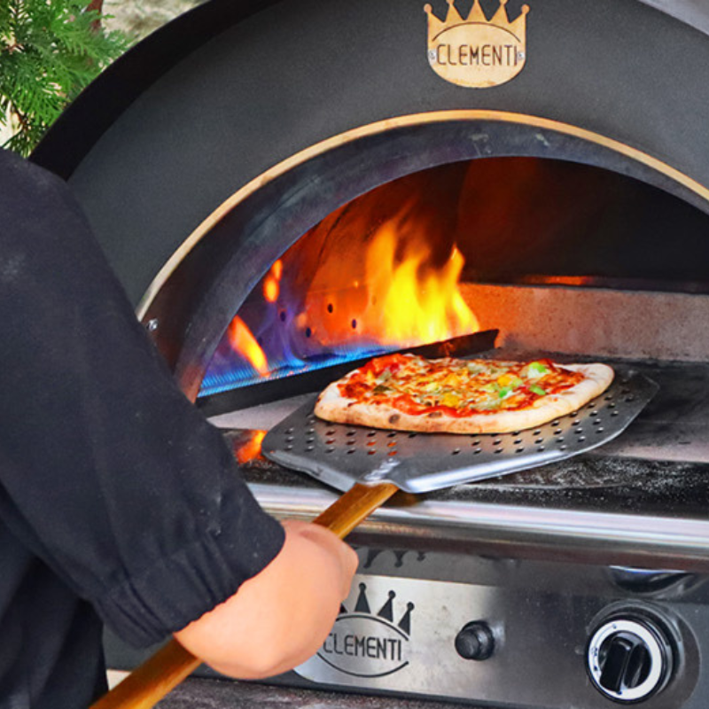 Clementi, Pulcinella, Dual Fuel Pizza Oven, Red