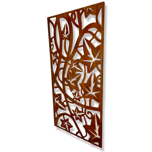 Patina Steel – Climbing Ivy Design – Laser Cut Screen