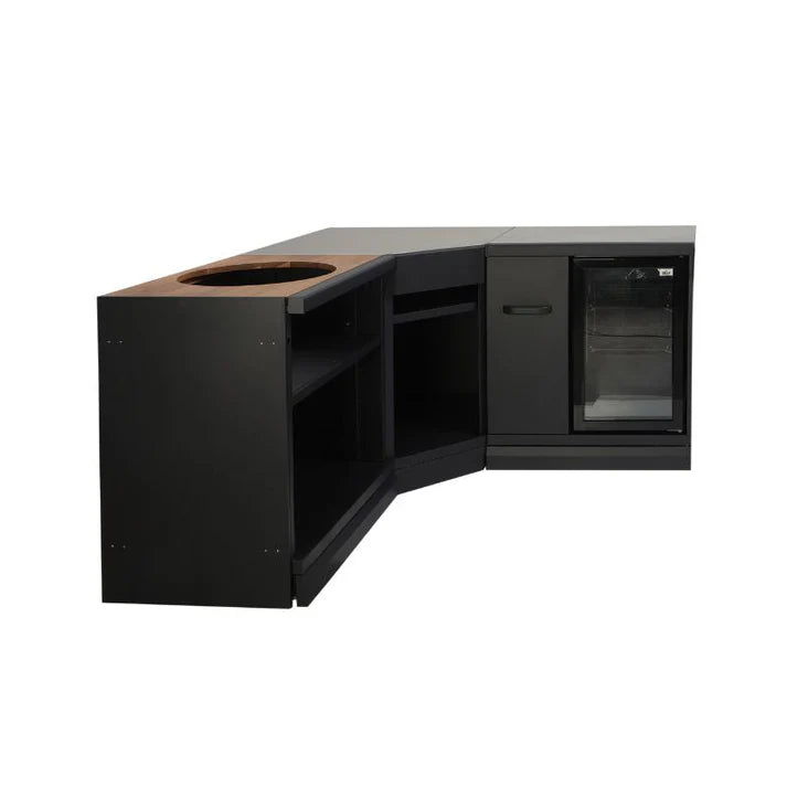GRLLR Connect Corner Unit | Modular Outdoor Kitchen L-Shaped Cabinet