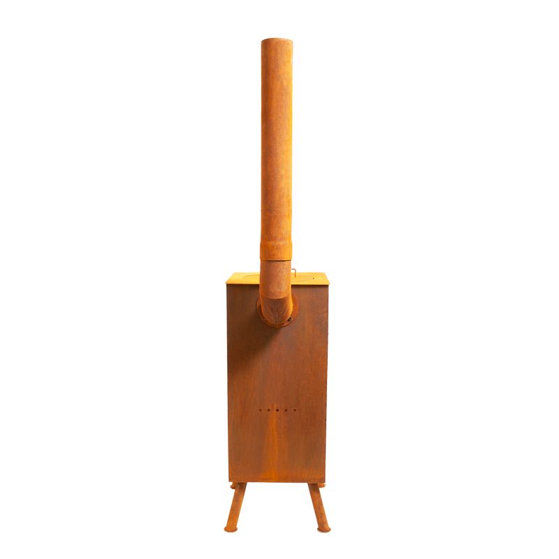 BonFeu, BonCarre, Outdoor Fireplace, Rust