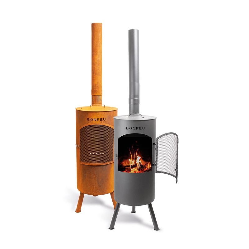 BonFeu, BonTino, Outdoor Fireplace, Rust