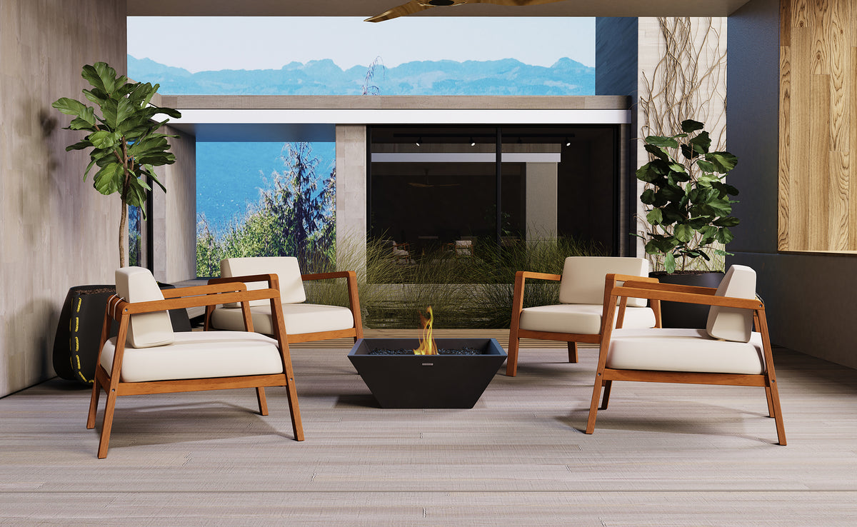 Nova 600 Bioethanol Fire Pit by EcoSmart Fire | Compact Outdoor Fire