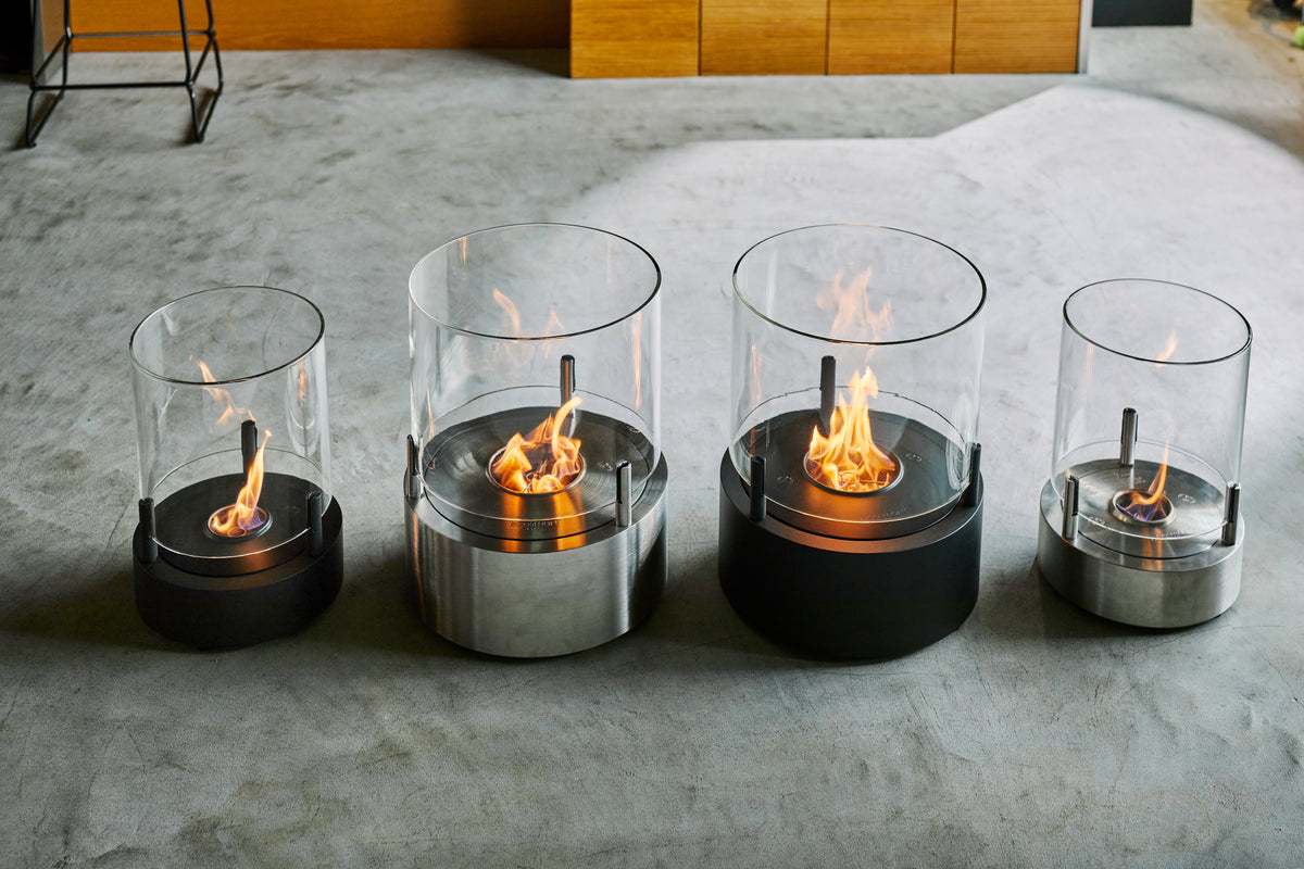 EcoSmart Fire T Lite 8 Freestanding Bioethanol Fireplace for Indoor and Outdoor Use