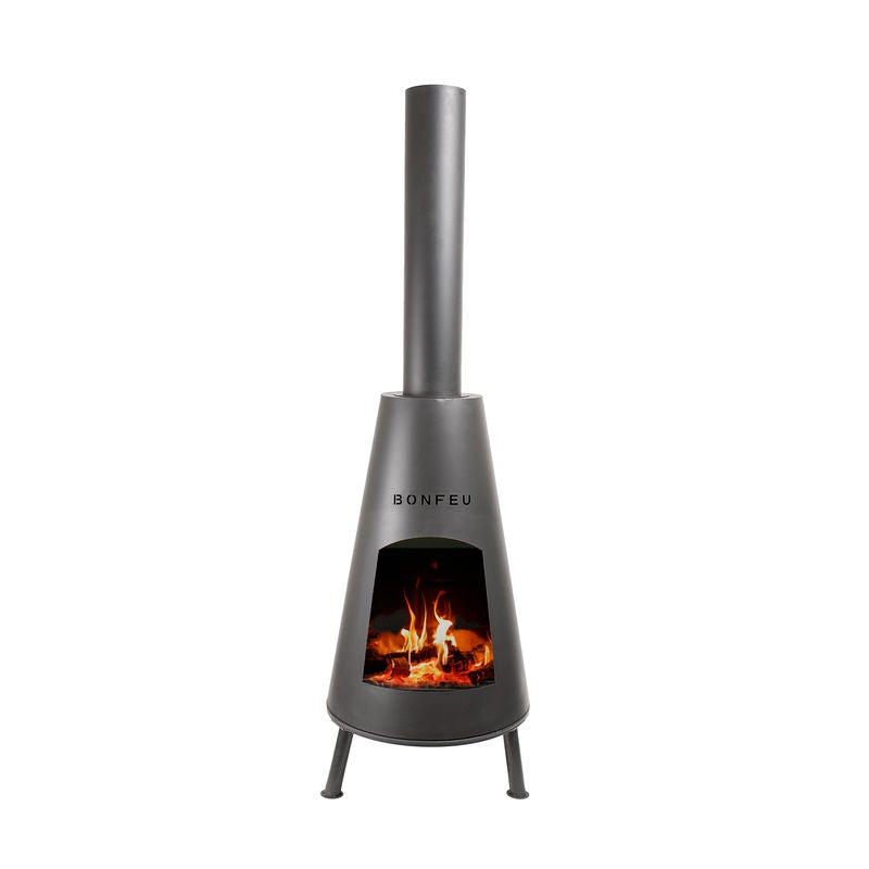 BonFeu, BonPyra, Outdoor Fireplace, Black