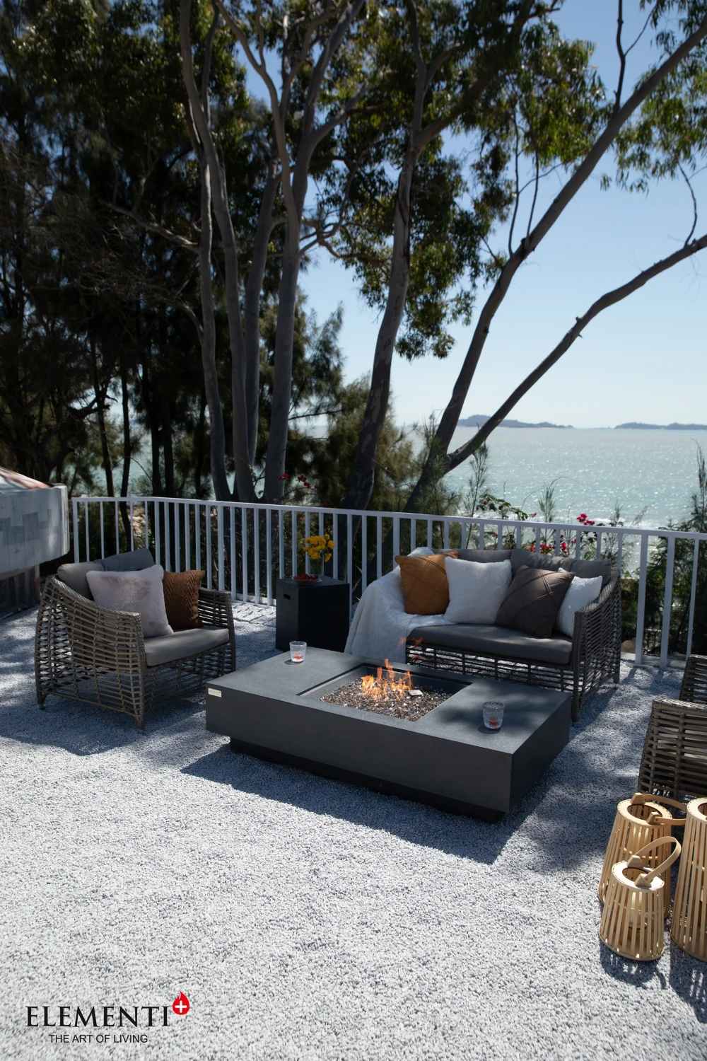 Cannes Gas Fire Table