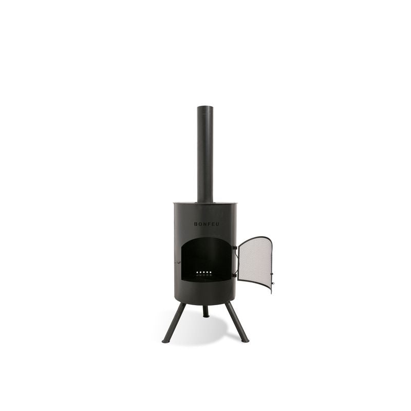 Bonfeu, BonTon 40, Outdoor Fireplace, Black
