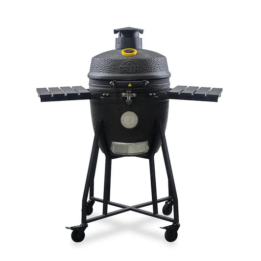 GRLLR Ember Classic 18 inch Kamado Grill | Matte Black including Trolley