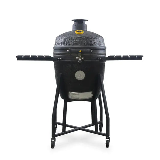 GRLLR Ember Classic 22 inch Kamado Grill | Matte Black including Trolley