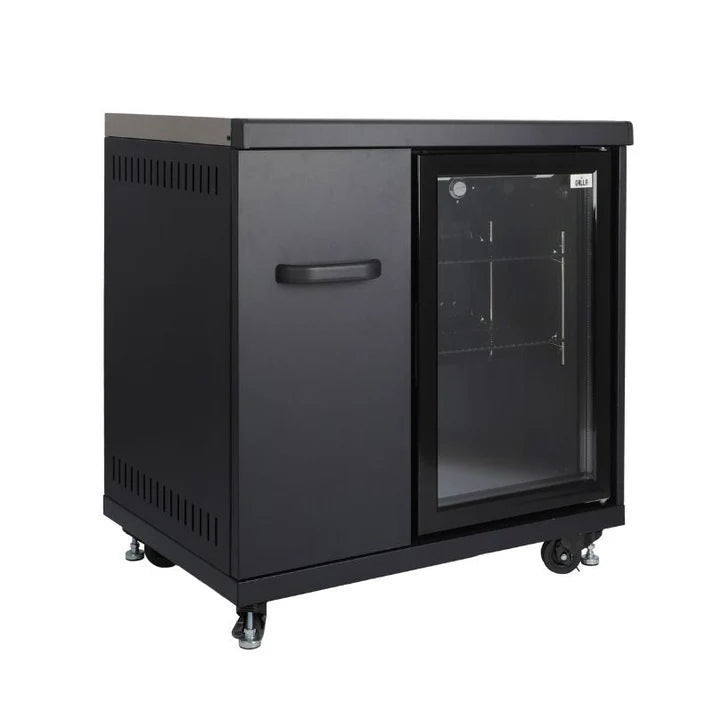 GRLLR Connect L-Shaped Modular Outdoor Kitchen with Kamado Grill, Sink, Stove & Fridge | Garden Kitchen UK