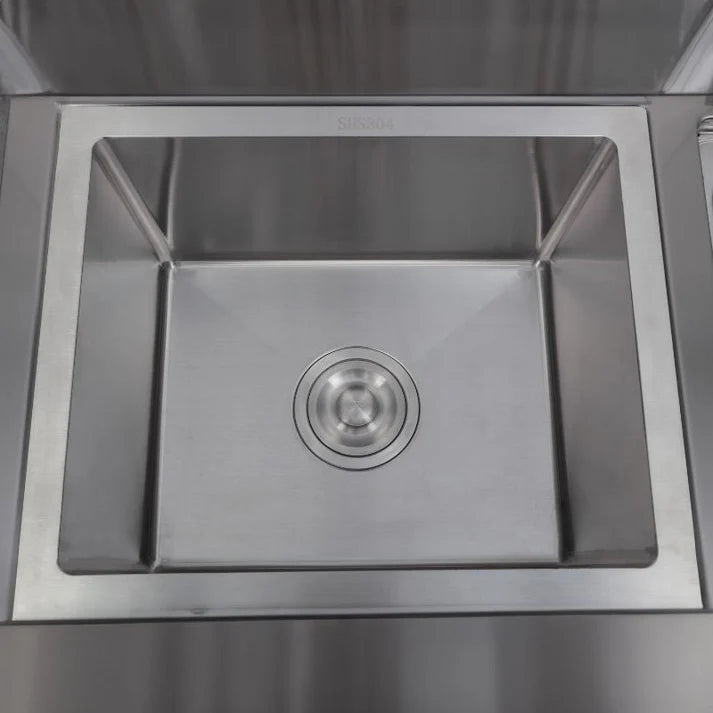 GRLLR Connect L-Shaped Modular Outdoor Kitchen with Kamado Grill, Sink, Stove & Fridge | Garden Kitchen UK