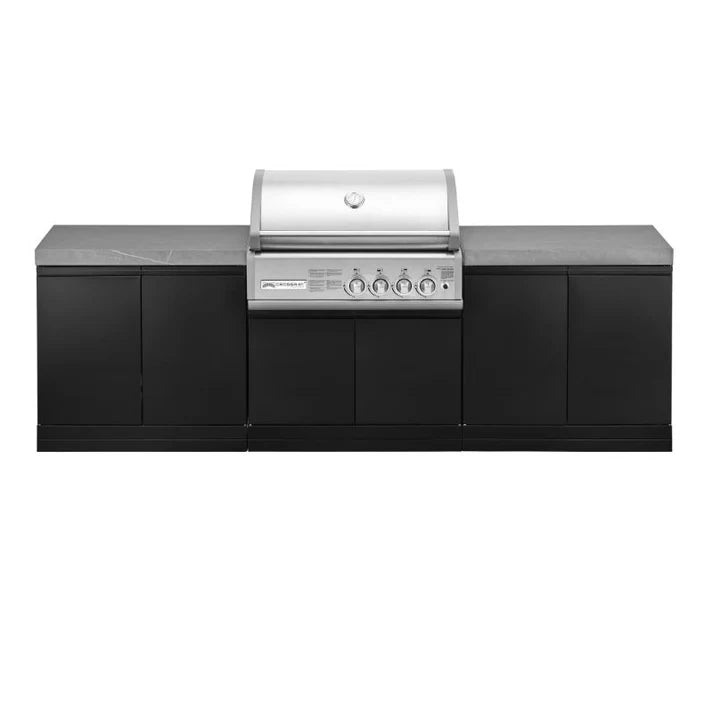 GrandPro 272 Crossray 4 Burner Outdoor Kitchen with Sintered Stone