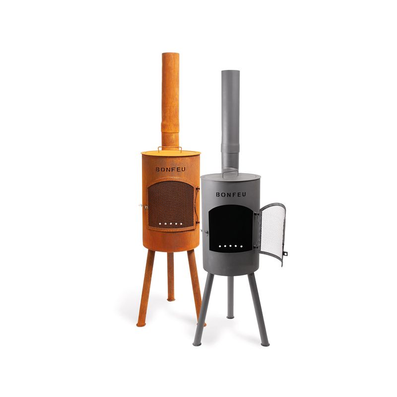 BonFeu, BonGiano SP, Outdoor Fireplace, Black