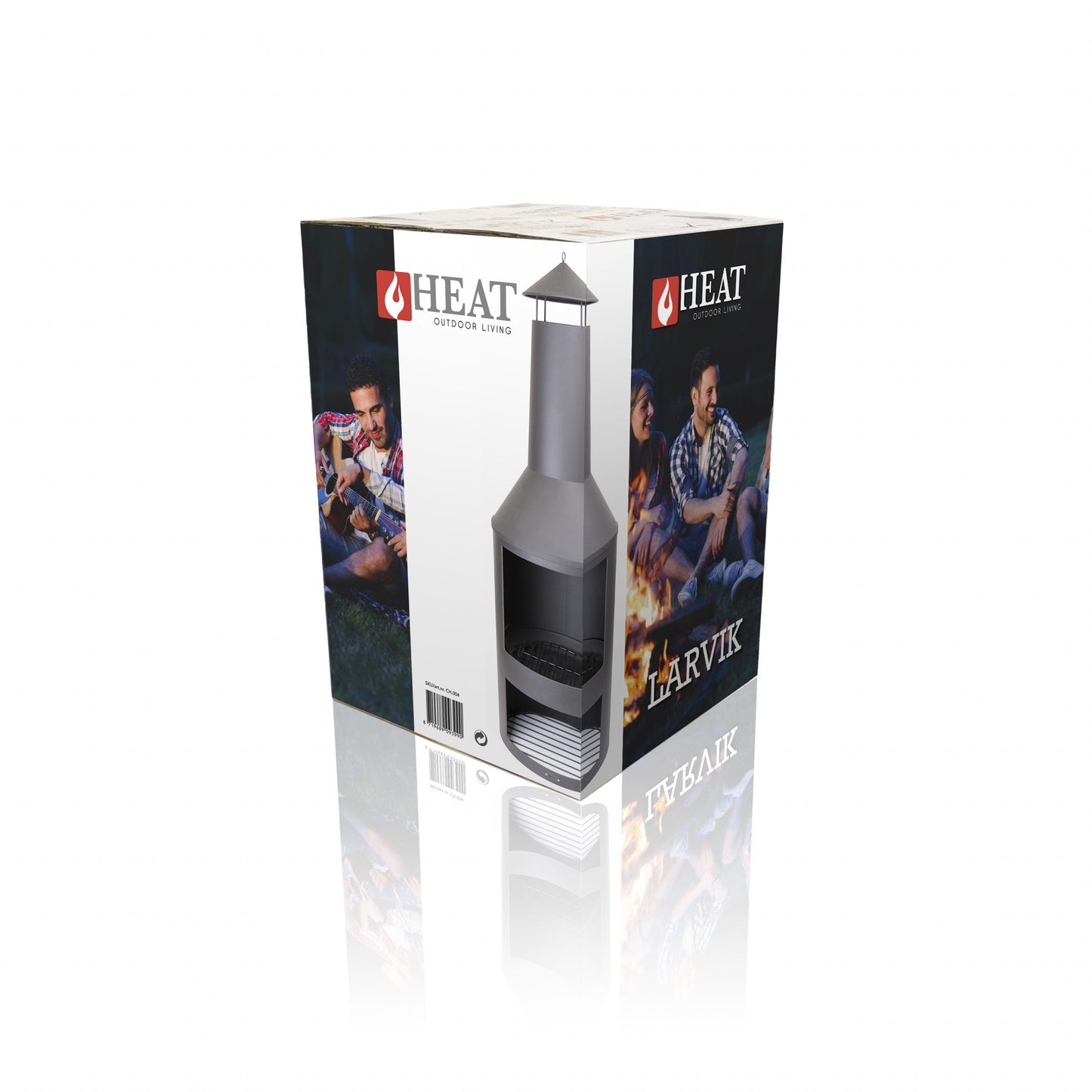 HEAT Larvik Patio Fireplace – Outdoor Wood Burner