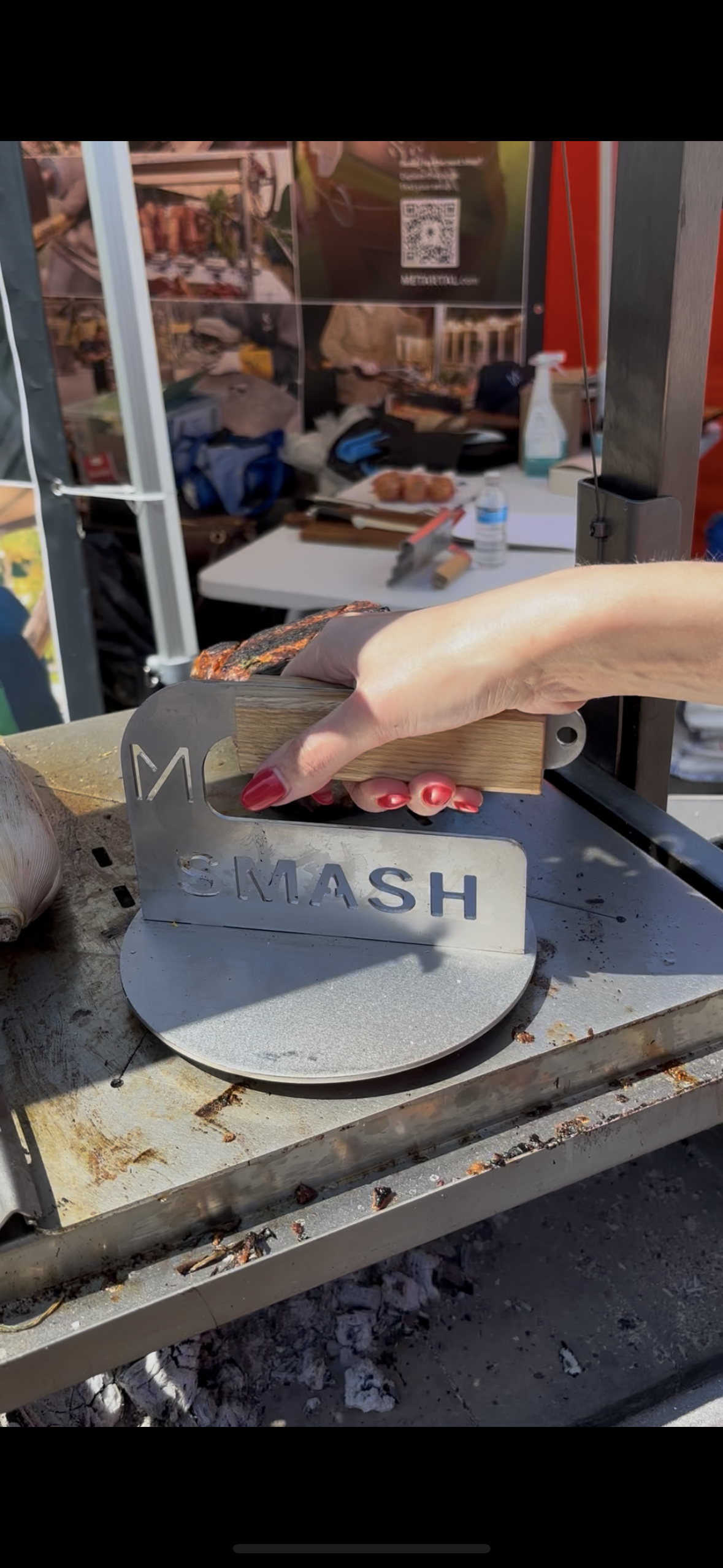 Burger Press by METARTAL | Handmade Stainless Steel Smash Burger Tool