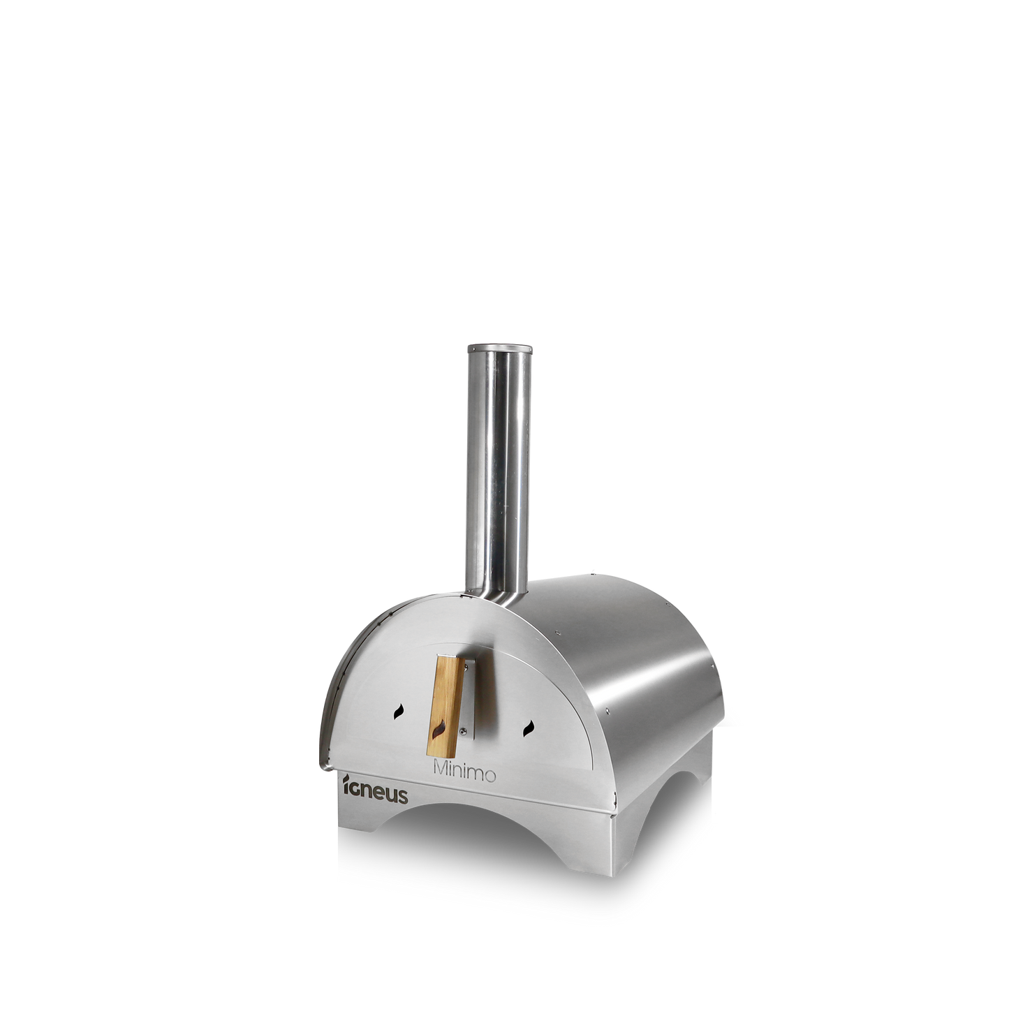 Igneus Minimo Portable Wood Fired Pizza Oven Stainless Steel