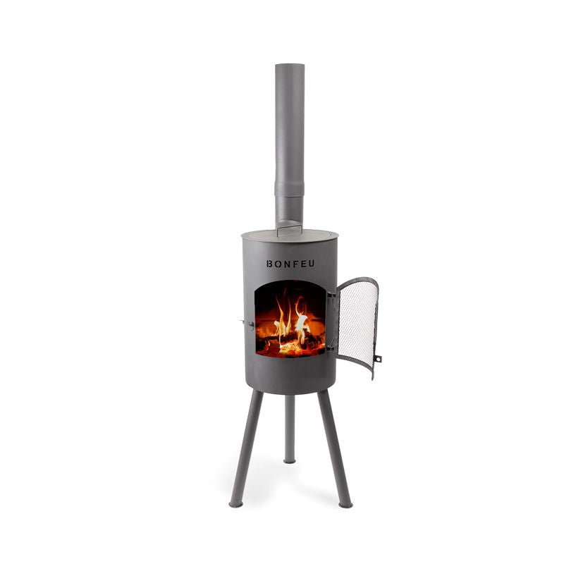 BonFeu, BonGiano SP, Outdoor Fireplace, Black