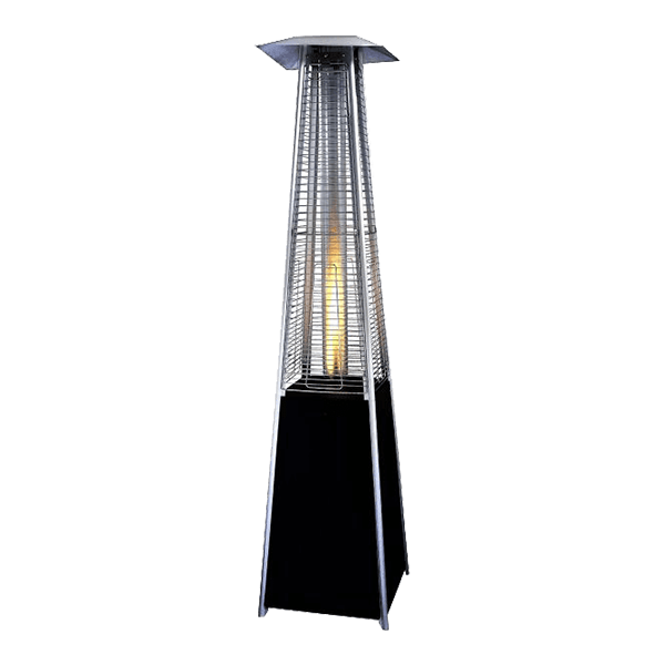 Lifestyle Tahiti 11, Pyramid Flame Gas Patio Heater, Black