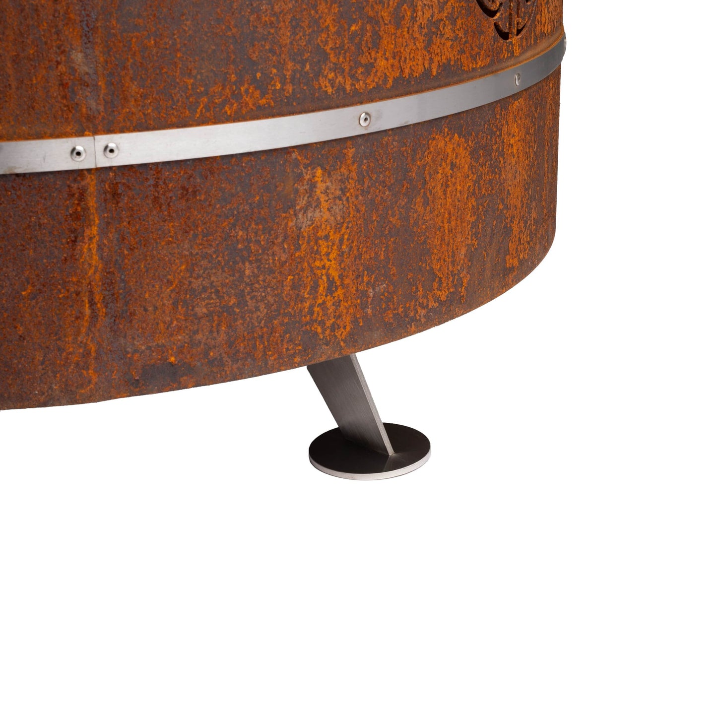 GrillSymbol Corten Steel Fire Pit Lucas, ø 95 cm + lid