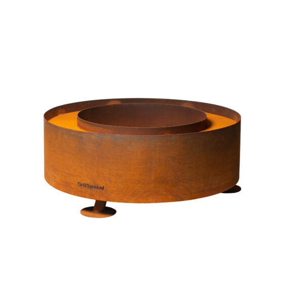 GrillSymbol Corten Steel Fire Pit Luna
