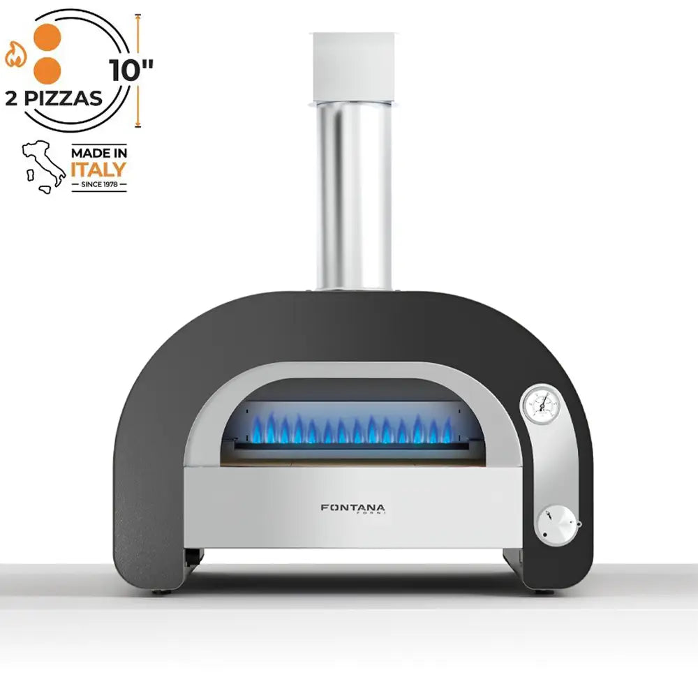 Fontana, Maestro 60, Pearl Grey, Gas Pizza Oven