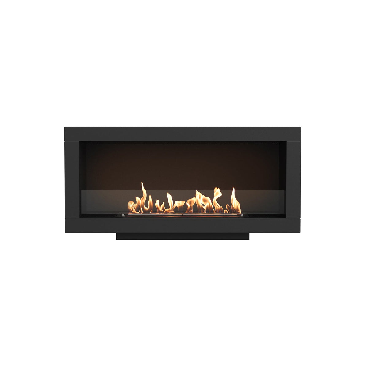 EcoSmart Frame 1000SS Built In Bioethanol Fireplace with Linear Flame