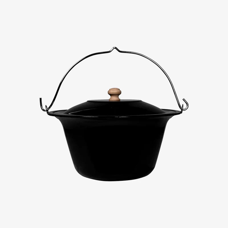 Espegard 6L Enamelled Steel Soup Pot for Outdoor Fire Cooking