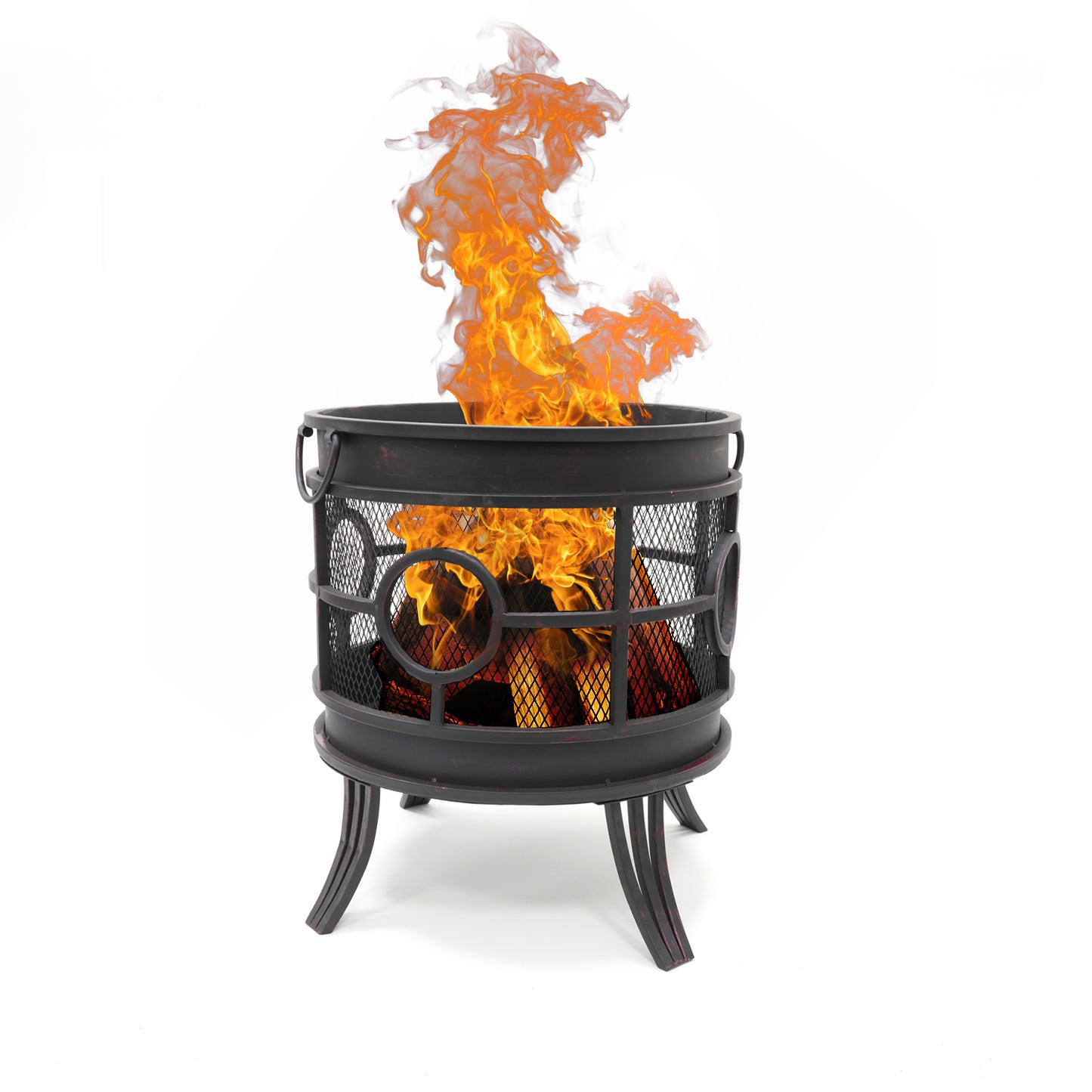 HEAT Tynset Fire Pit – Bronze Effect Garden Basket