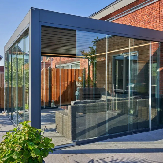 Deponti Pinela Deluxe Electric Retractable Aluminium Pergola